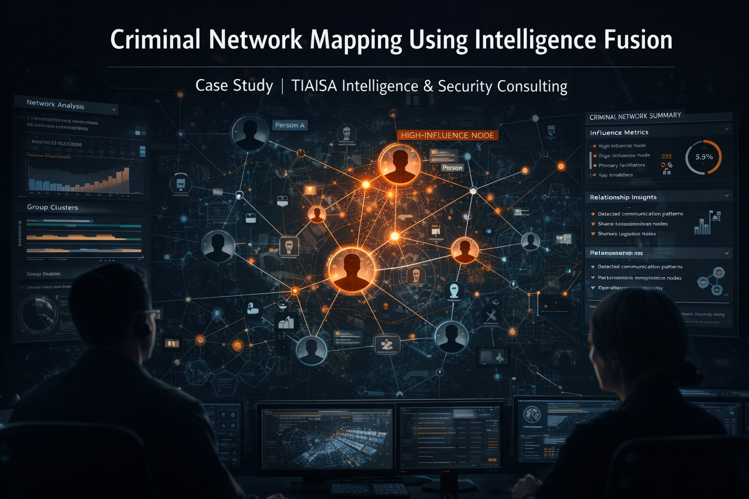 Network mapping intelligence visualization