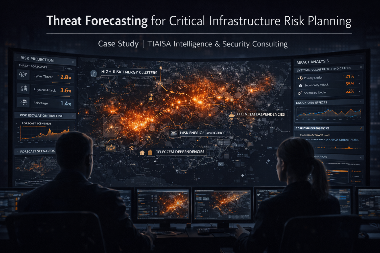 Critical infrastructure threat forecasting