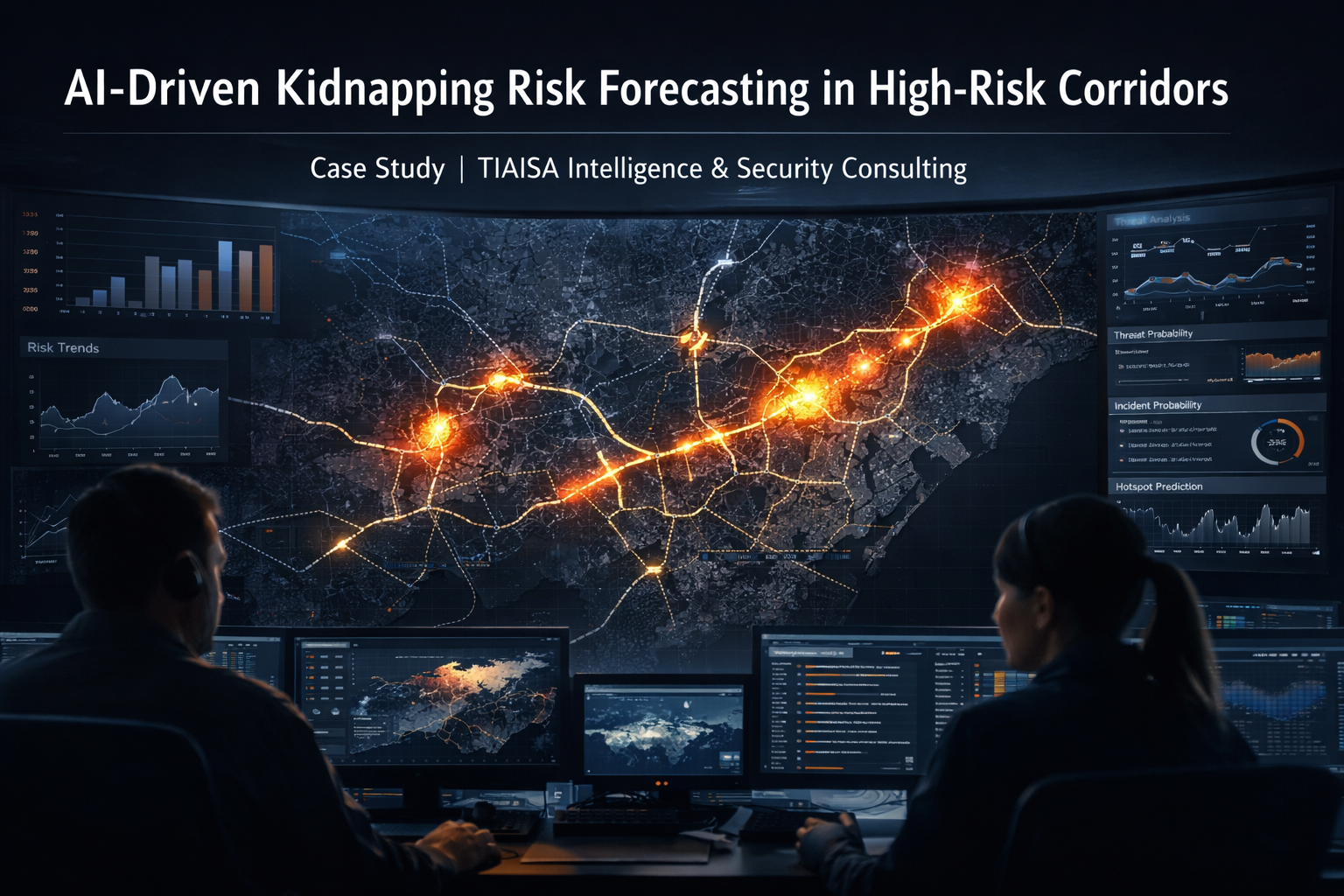 AI kidnapping risk forecasting dashboard
